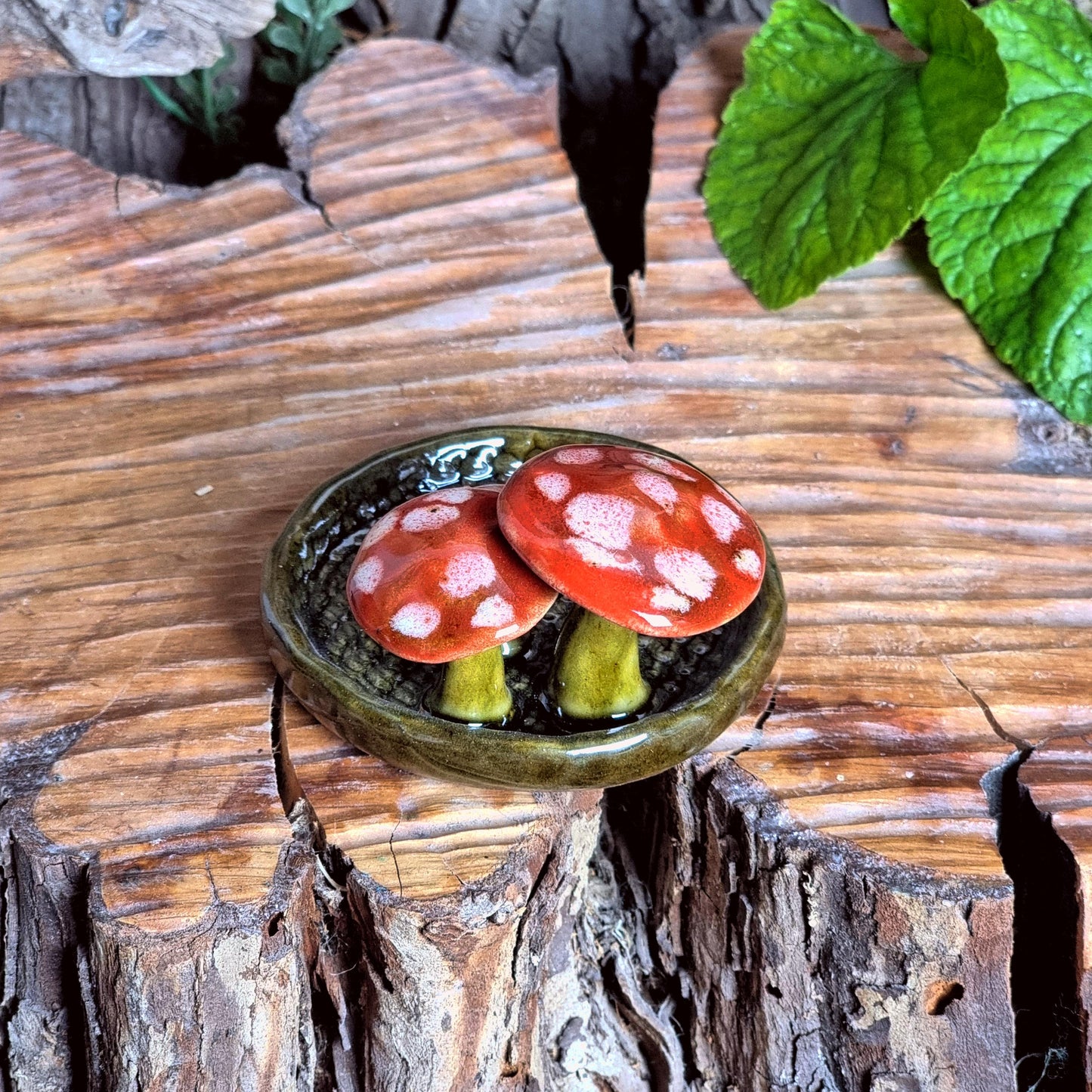 Mushroom Trinket Dish NO. 3960