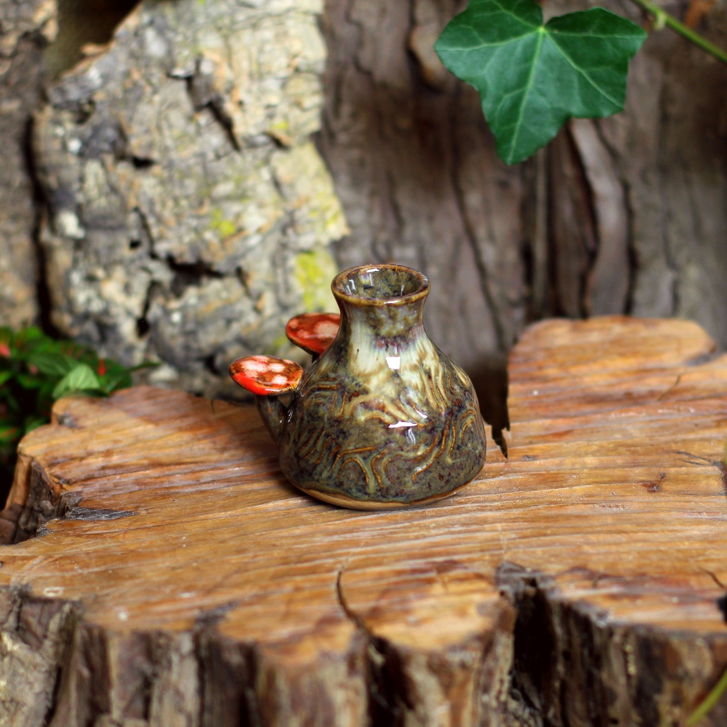 Flesje met Paddenstoelen NR. 3517