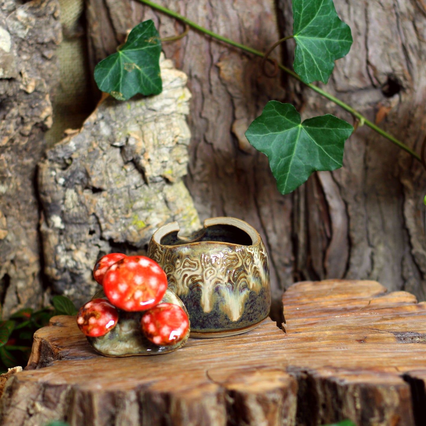Suikerpotje met Paddenstoelen NR. 3544