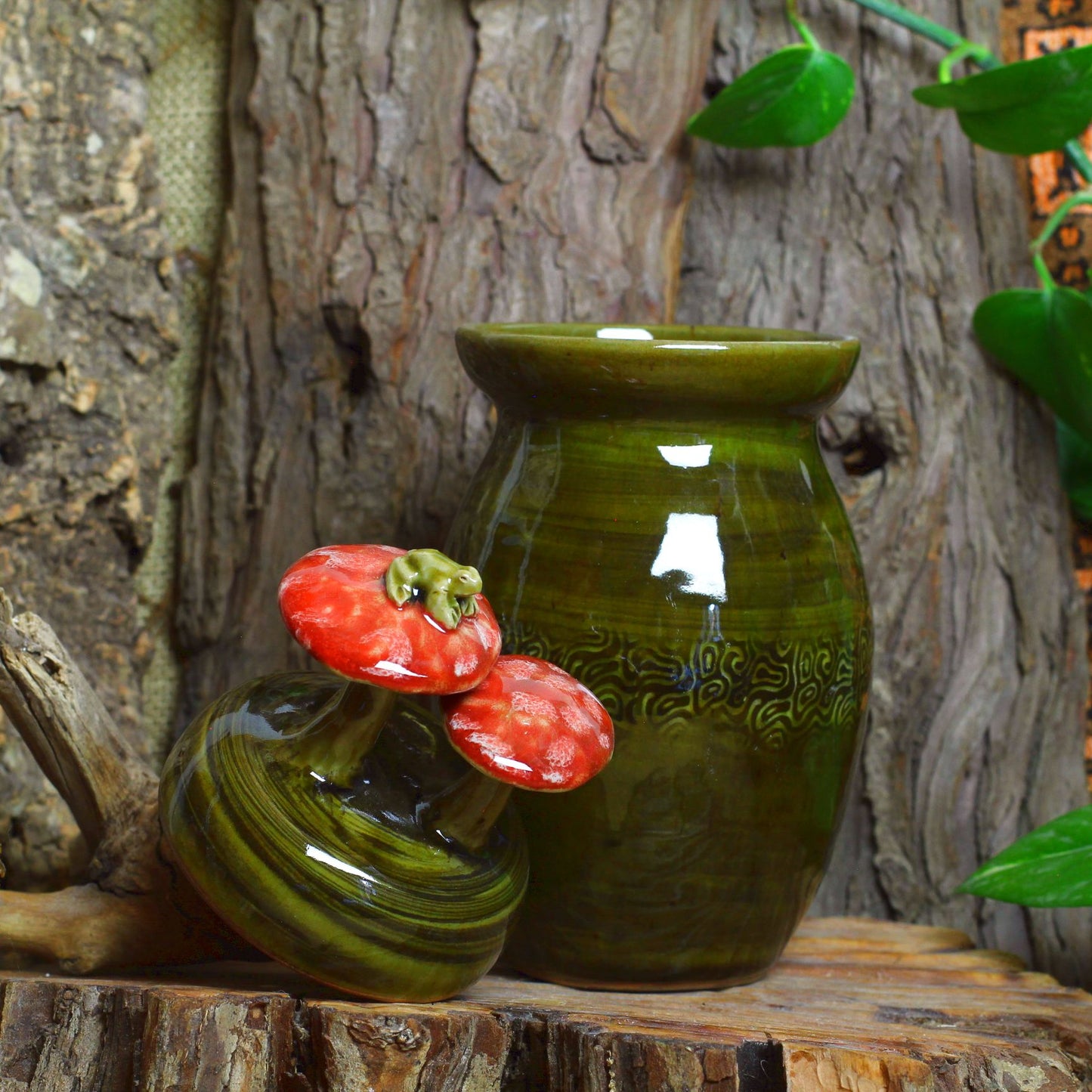 Voorraadpot met Paddenstoelen NR. 3302