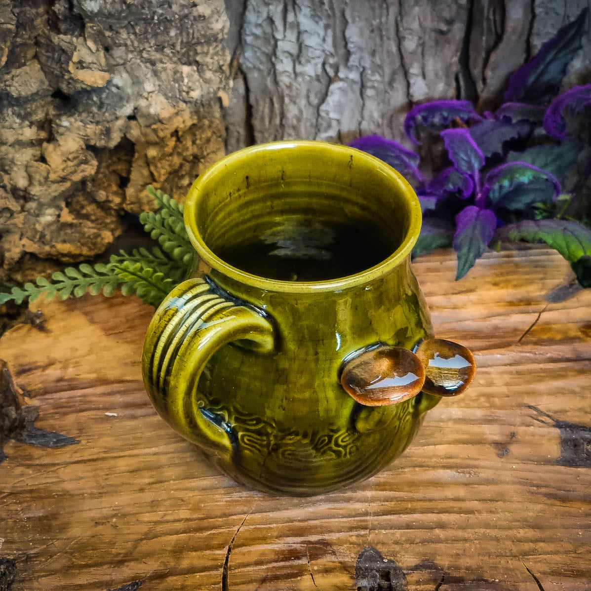 Mug with Mushrooms No. 3173