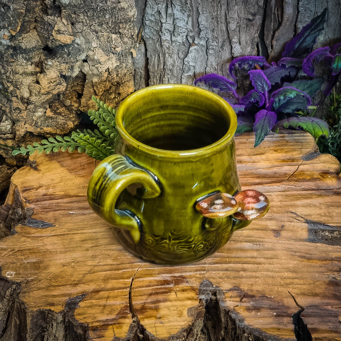 Mug with Mushrooms No. 3181