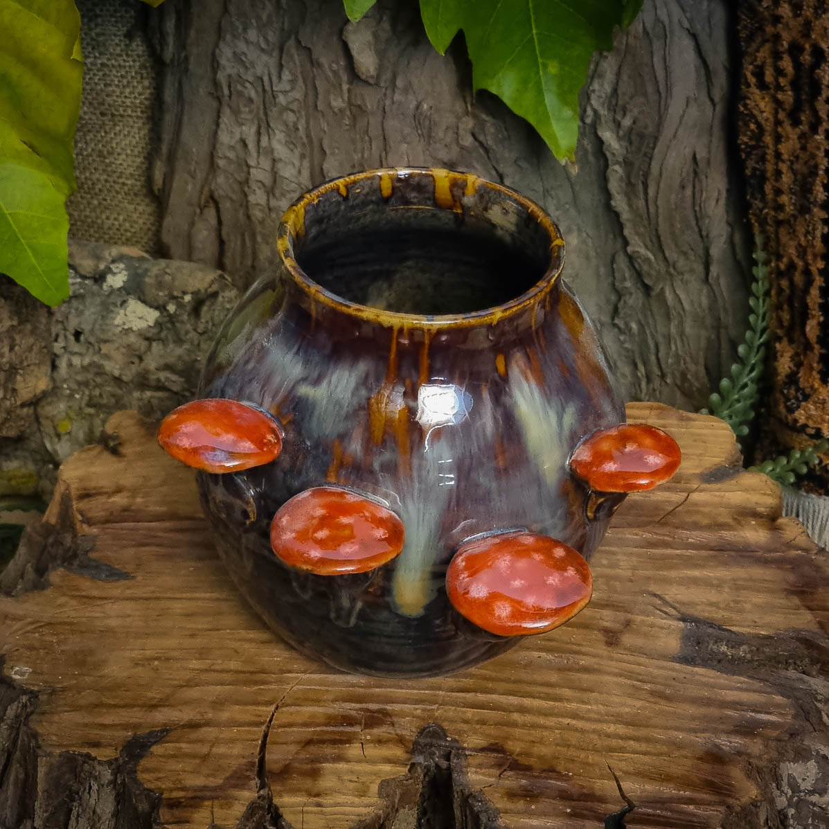 Vaas met Paddenstoelen NR. 3088