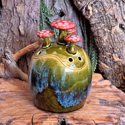 Knoflookpot met Paddenstoelen NR. 3819