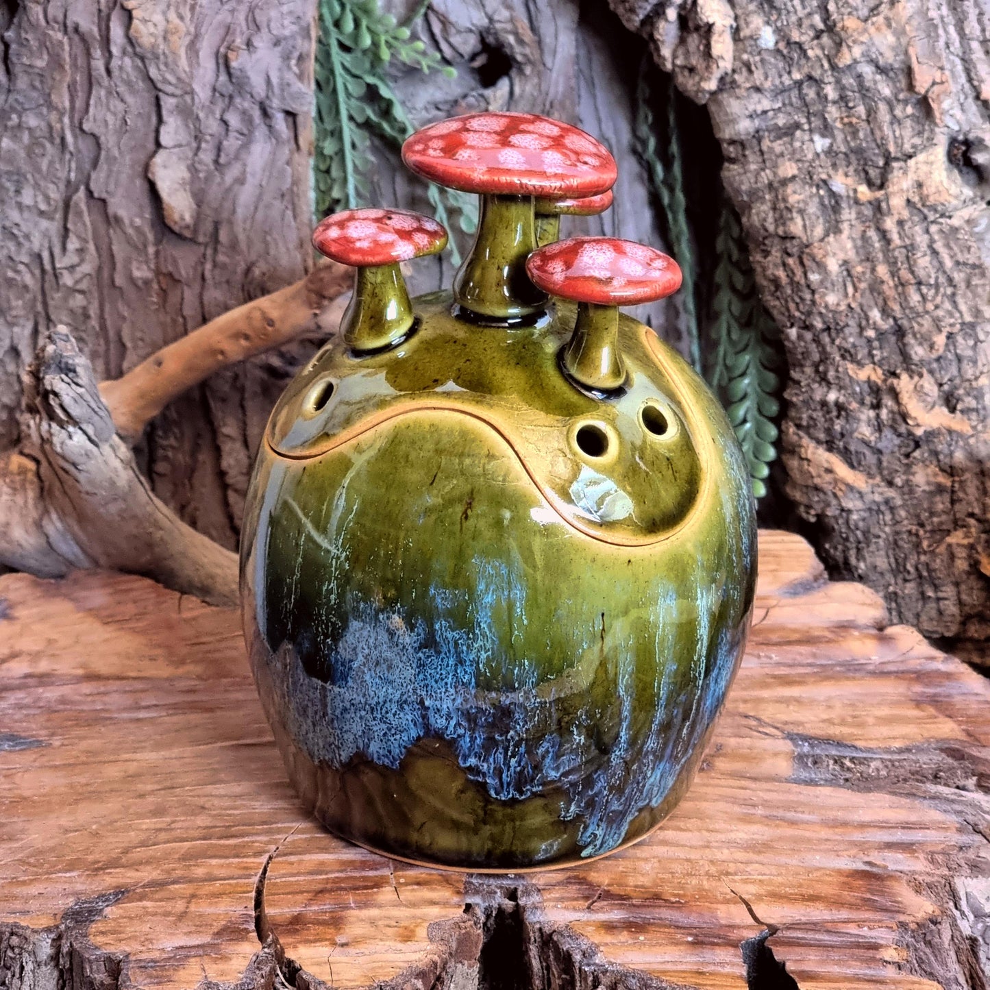 Knoflookpot met Paddenstoelen NR. 3819