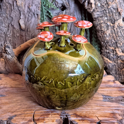 Knoflookpot met Paddenstoelen NR. 3820