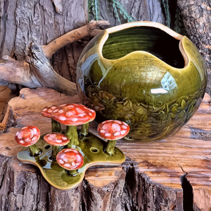 Knoflookpot met Paddenstoelen NR. 3820
