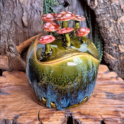 Knoflookpot met Paddenstoelen NR. 3821