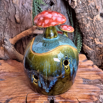 Knoflookpot met Paddenstoelen NR. 3822