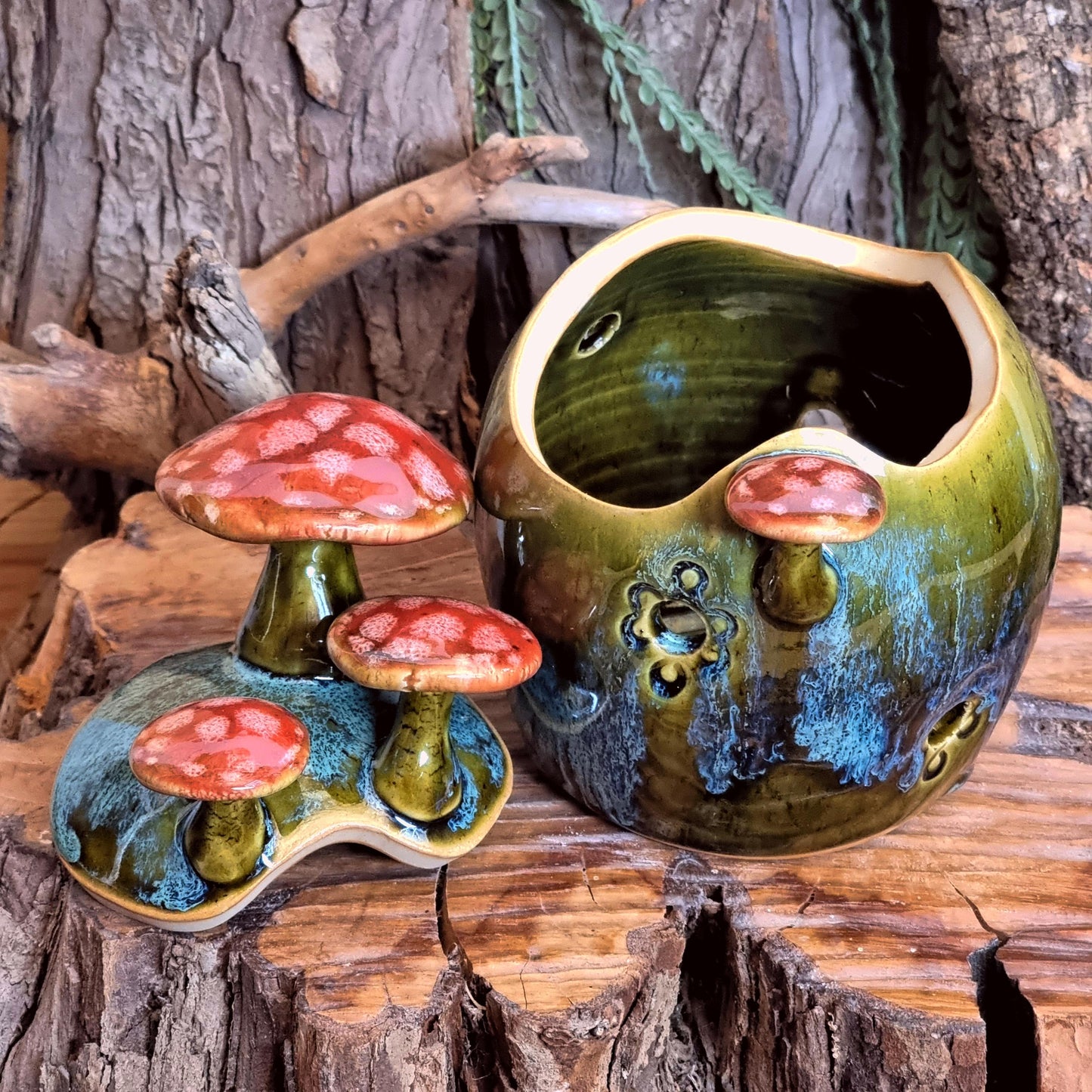 Knoflookpot met Paddenstoelen NR. 3822