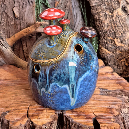 Knoflookpot met Paddenstoelen NR. 3824