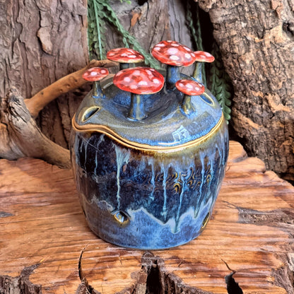 Knoflookpot met Paddenstoelen NR. 3825
