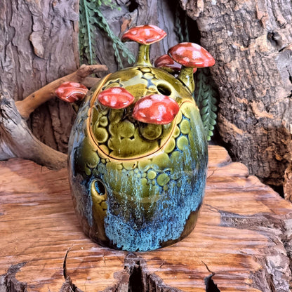 Knoflookpot met Paddenstoelen NR. 3827