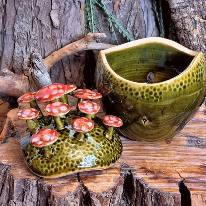 Knoflookpot met Paddenstoelen NR. 3829