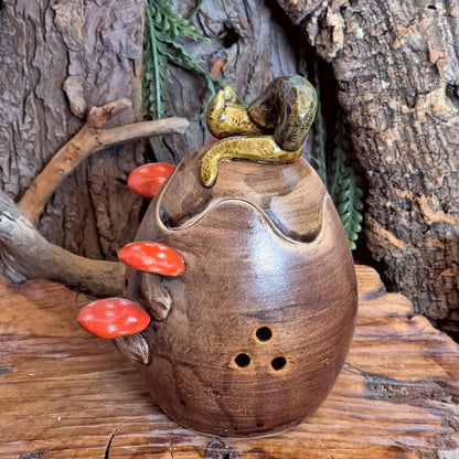 Knoflookpot met Paddenstoelen NR. 3832
