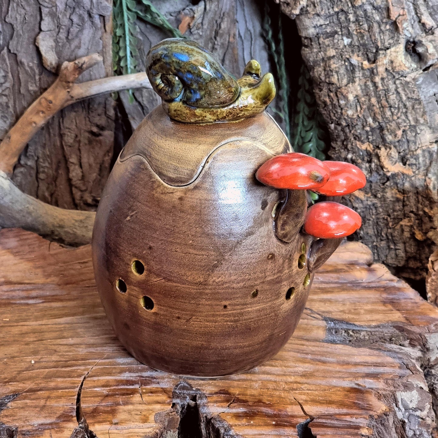 Knoflookpot met Paddenstoelen NR. 3832