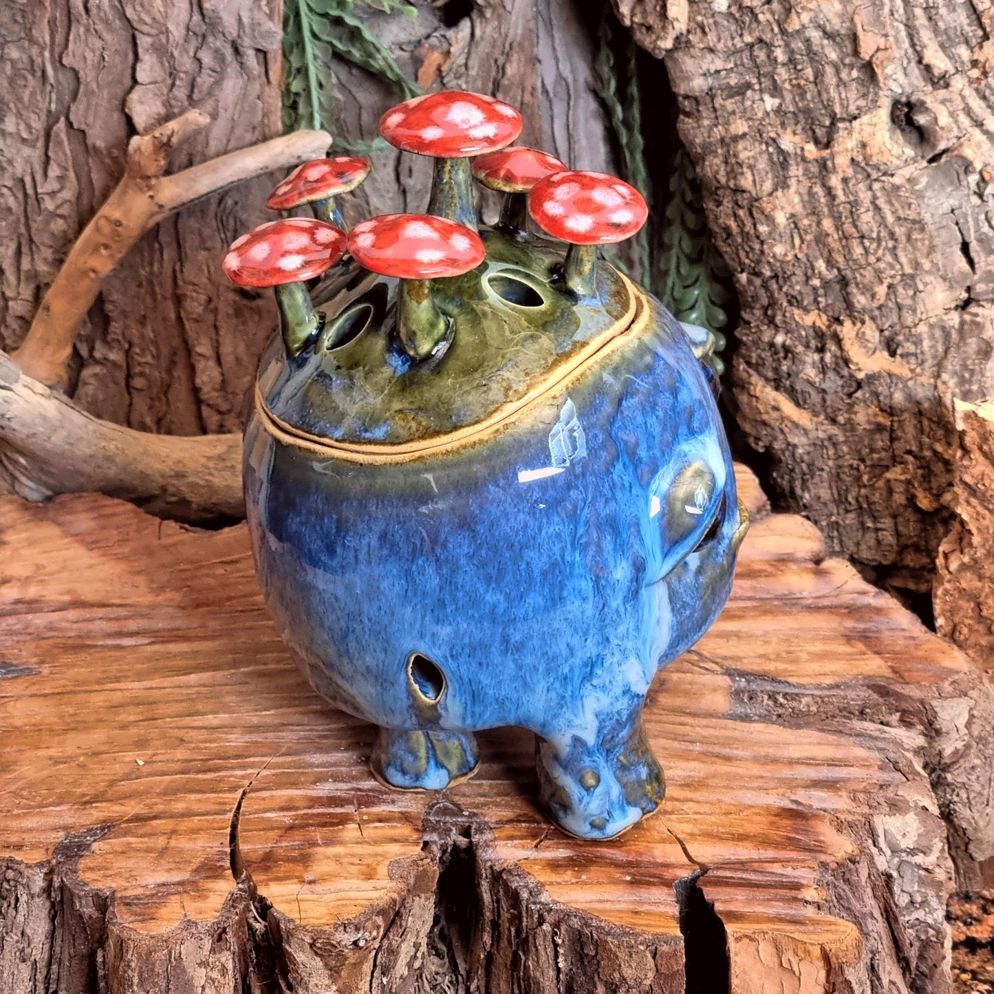 Knoflookpot met Paddenstoelen NR. 3834