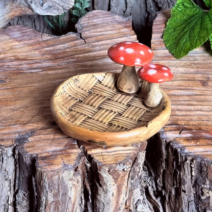 Trinket Dish with Mushrooms NO. 3956