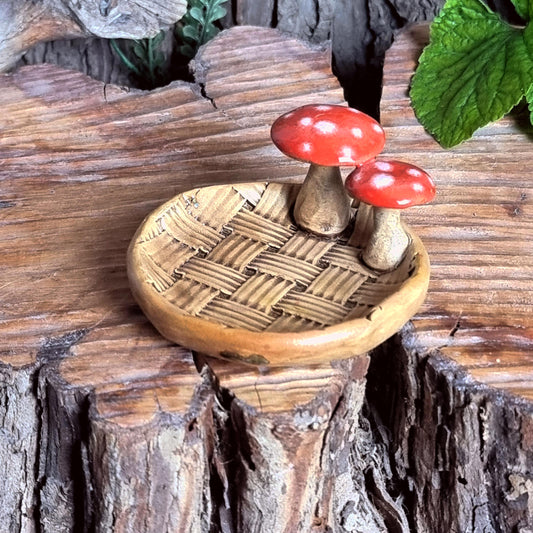 Trinket Dish with Mushrooms NO. 3956