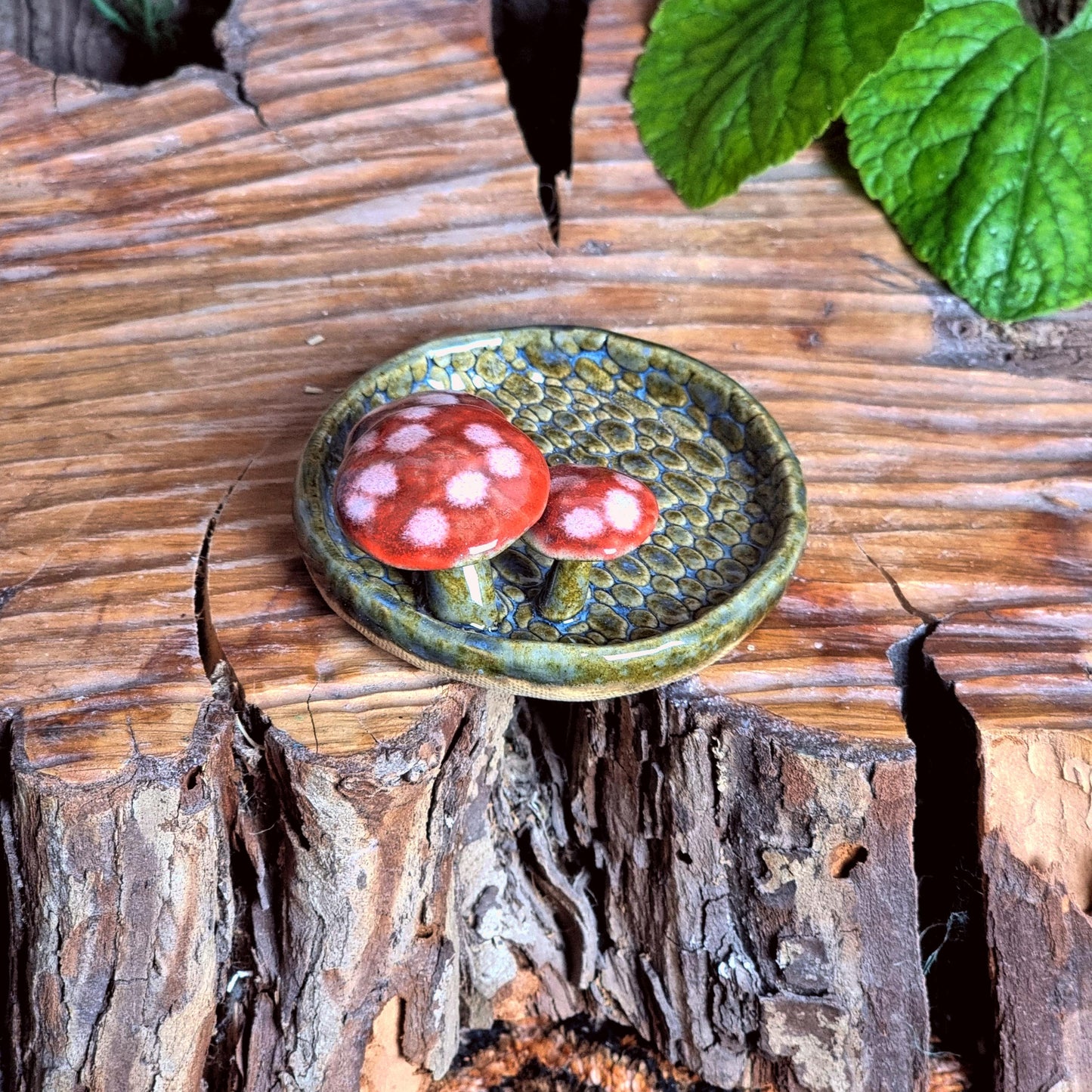 Trinket Dish with Mushrooms NO. 3962