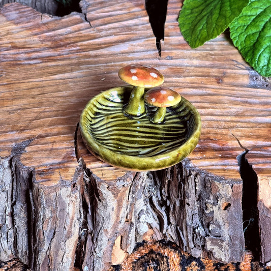 Trinket Dish with Mushrooms NO. 3963