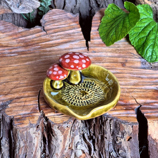 Garlic Grater with Mushrooms NO. 3964