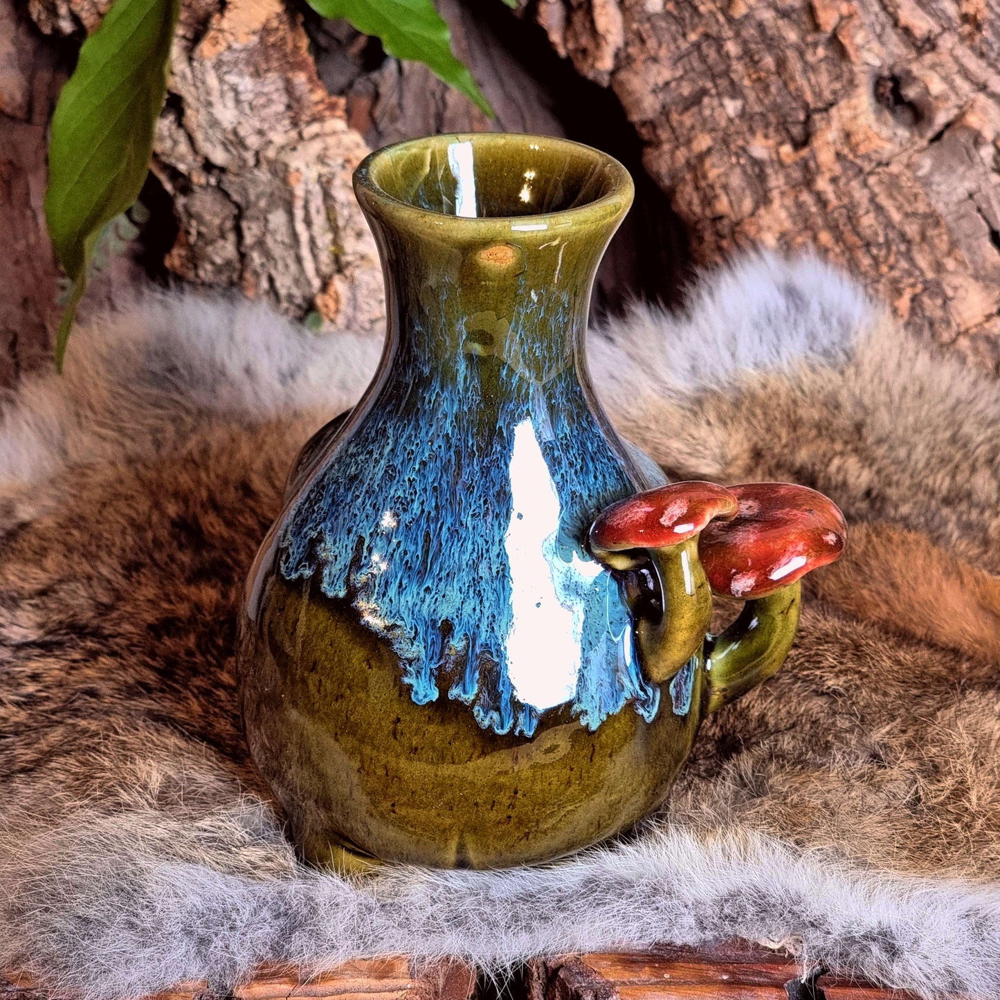 Flesje Mimiek met Paddenstoelen NR. 4027