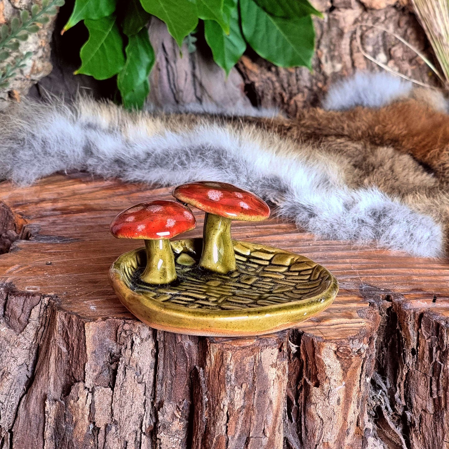 Trinket Dish met Paddenstoelen NR. 4086