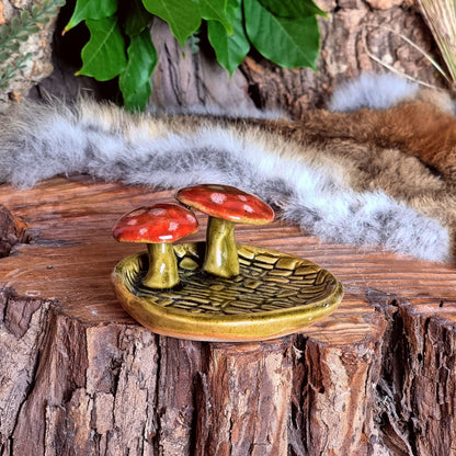 Trinket Dish met Paddenstoelen NR. 4086
