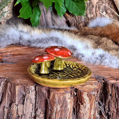 Trinket Dish met Paddenstoelen NR. 4087