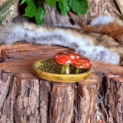 Trinket Dish met Paddenstoelen NR. 4087
