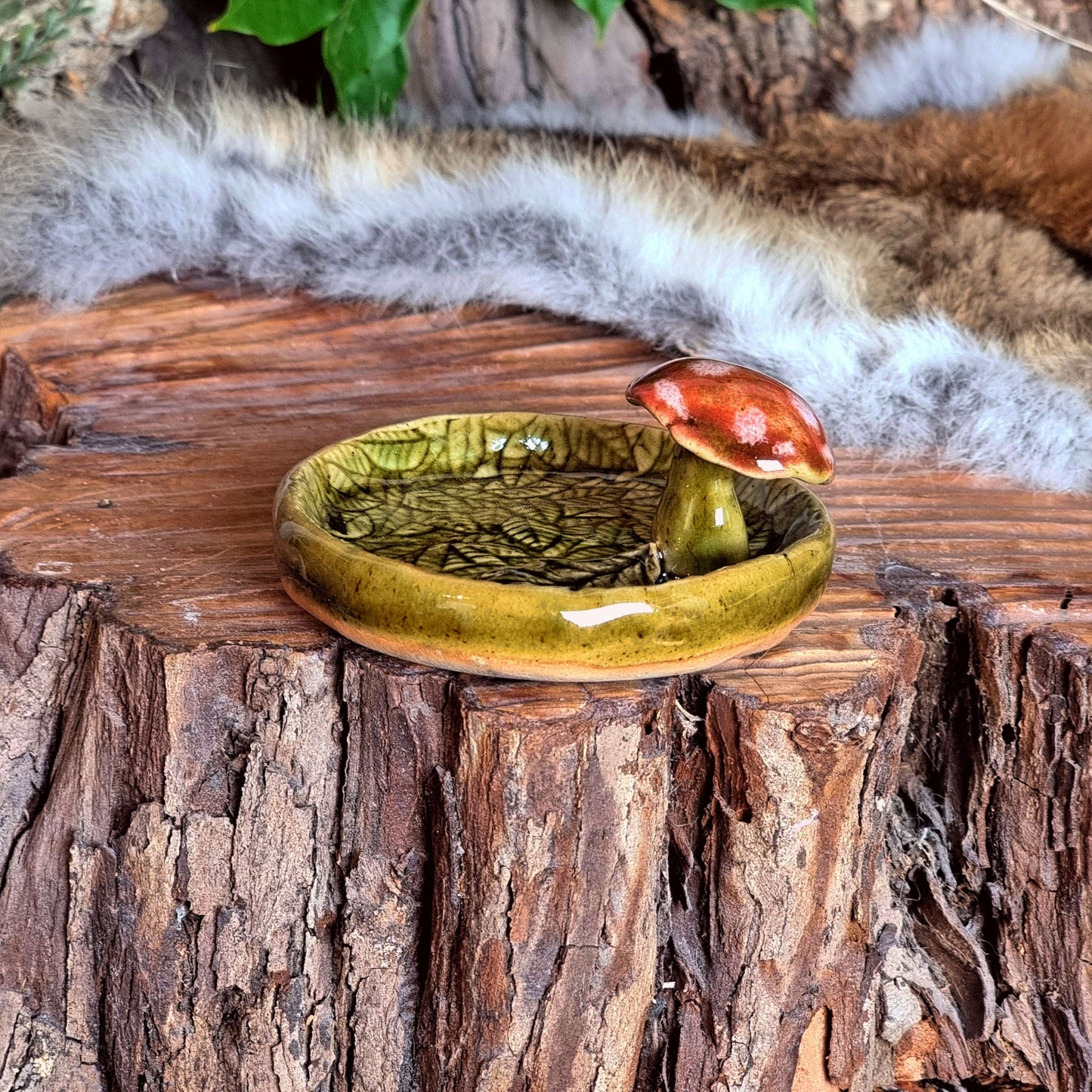Trinket Dish met Paddenstoelen NR. 4088