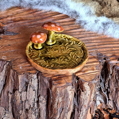Trinket Dish met Paddenstoelen NR. 4090