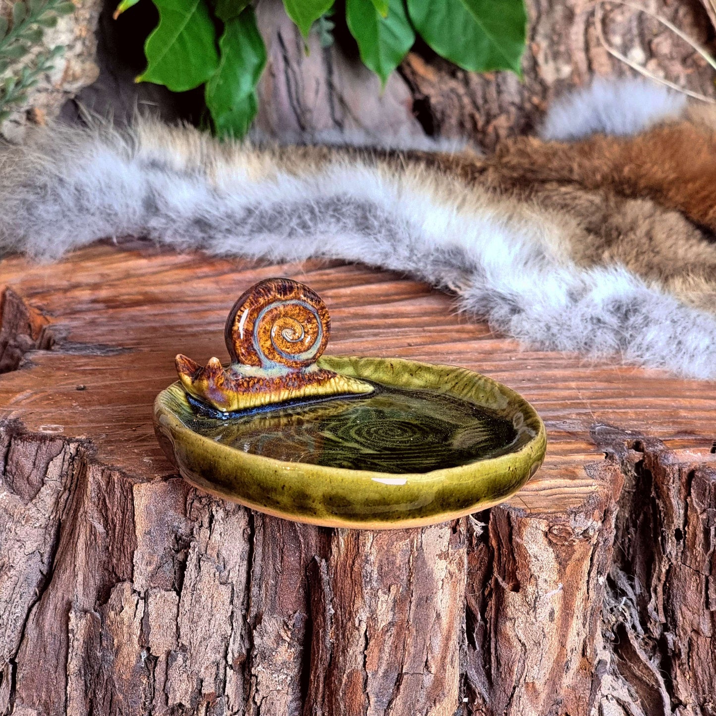 Trinket Dish with Snail NO. 4096