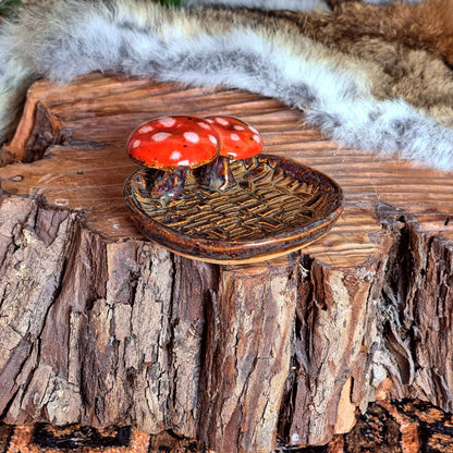 Trinket Dish met Paddenstoelen NR. 4098
