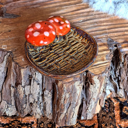 Trinket Dish met Paddenstoelen NR. 4098