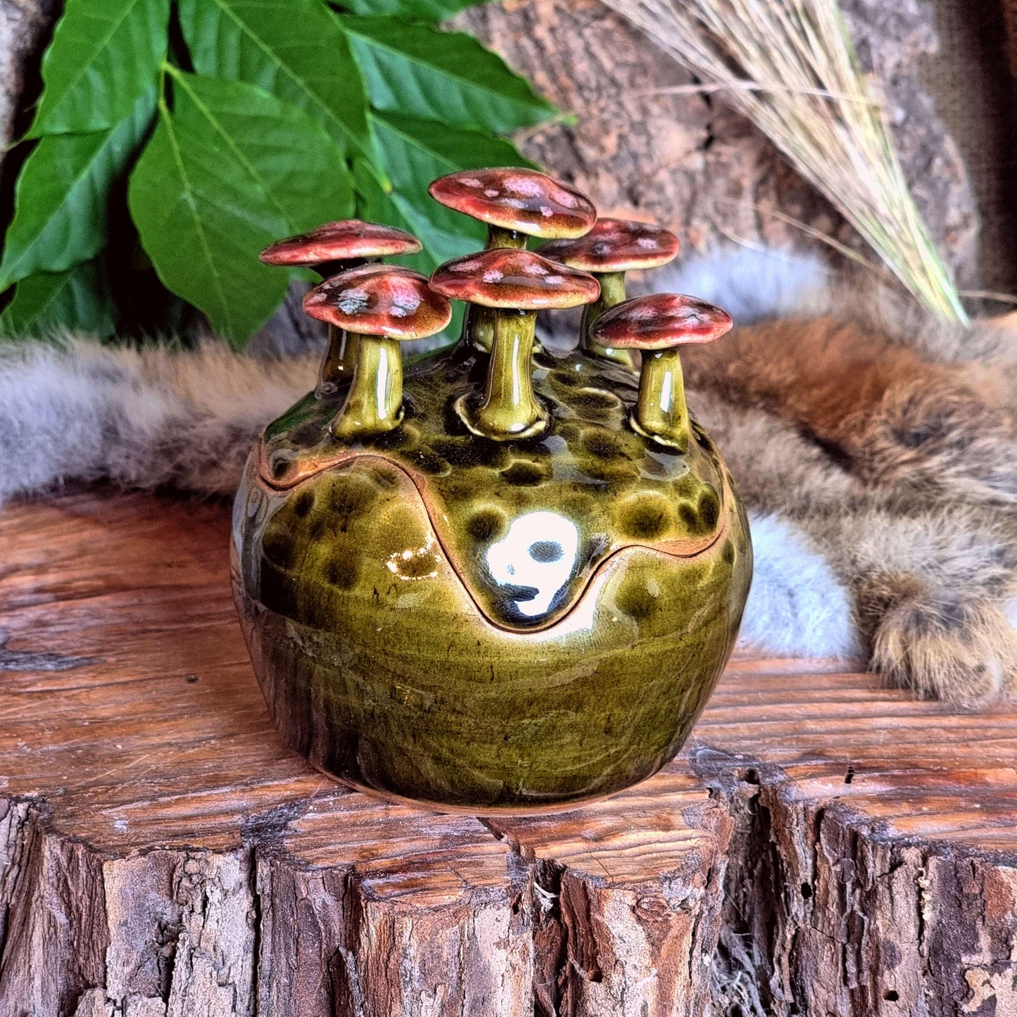Suikerpotje met Paddenstoelen NR. 4146