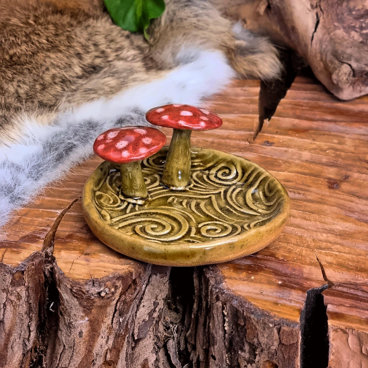 Trinket Dish met Paddenstoelen NR. 4209