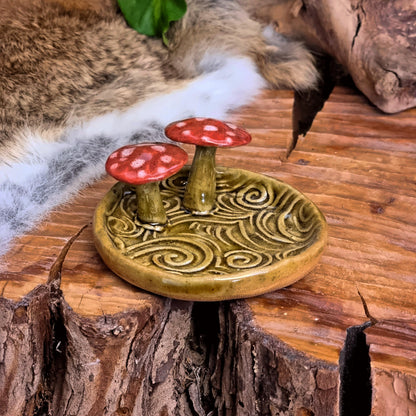 Trinket Dish met Paddenstoelen NR. 4209