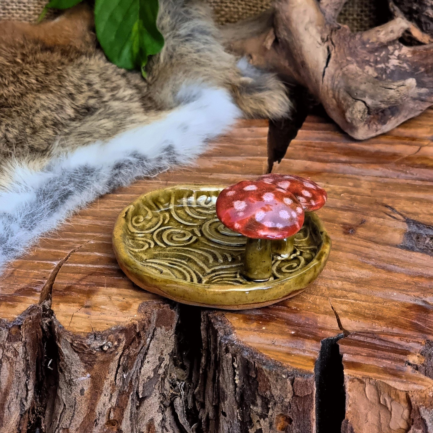 Trinket Dish met Paddenstoelen NR. 4209