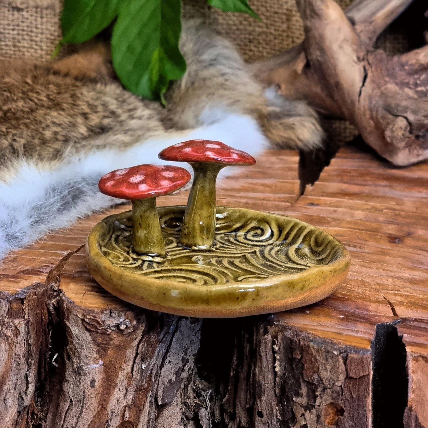 Trinket Dish met Paddenstoelen NR. 4209