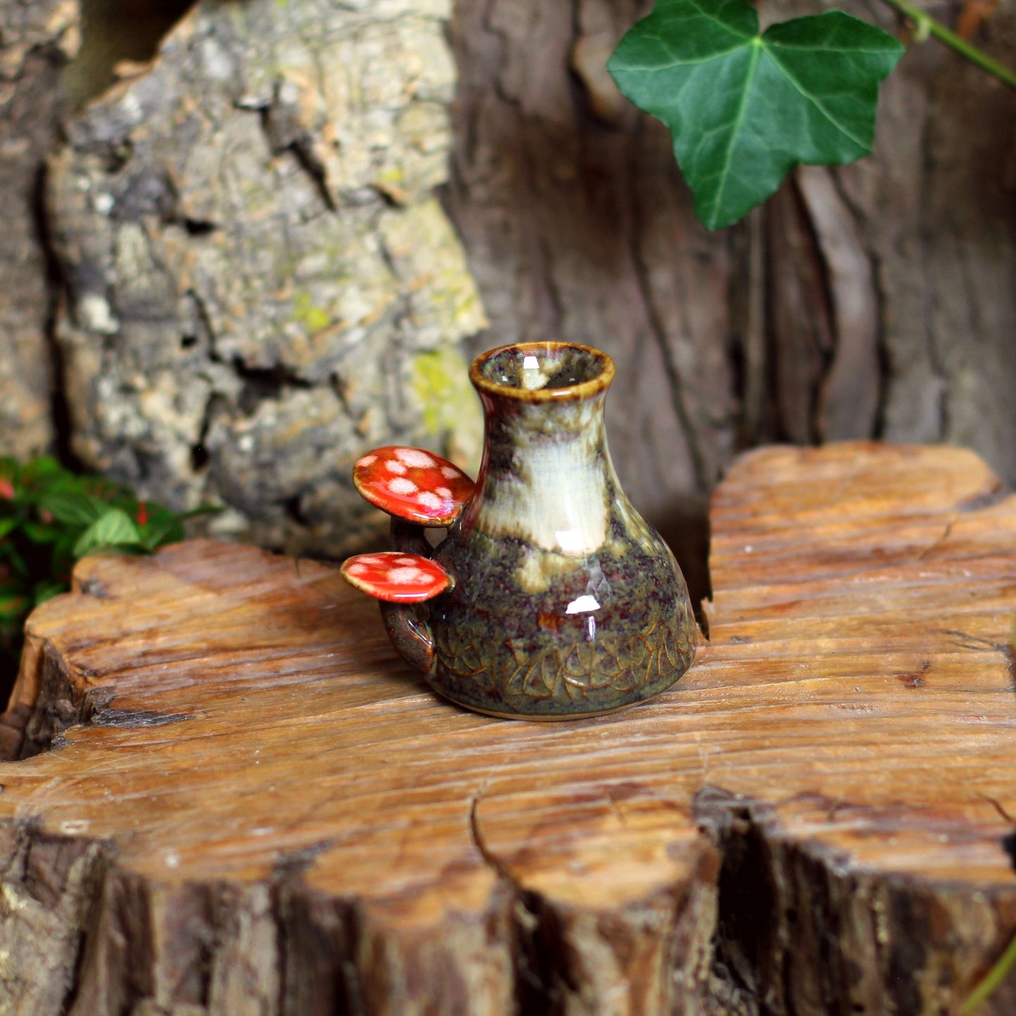 Flesje met Paddenstoelen NR. 3516