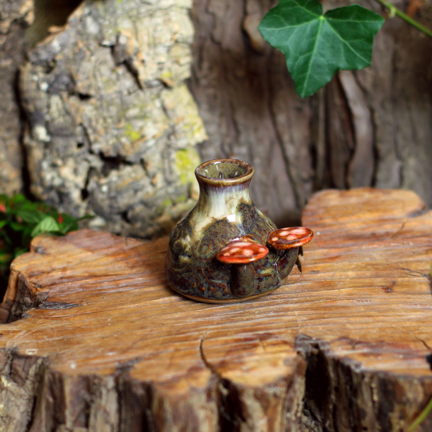 Flesje met Paddenstoelen NR. 3517