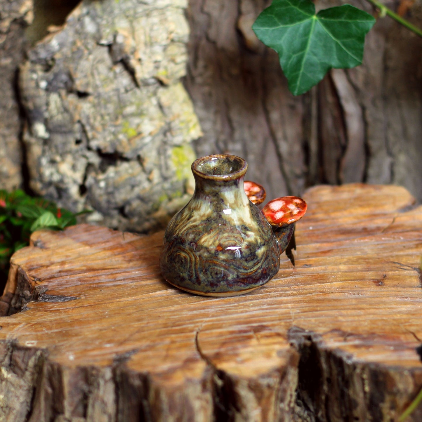 Flesje met Paddenstoelen NR. 3517