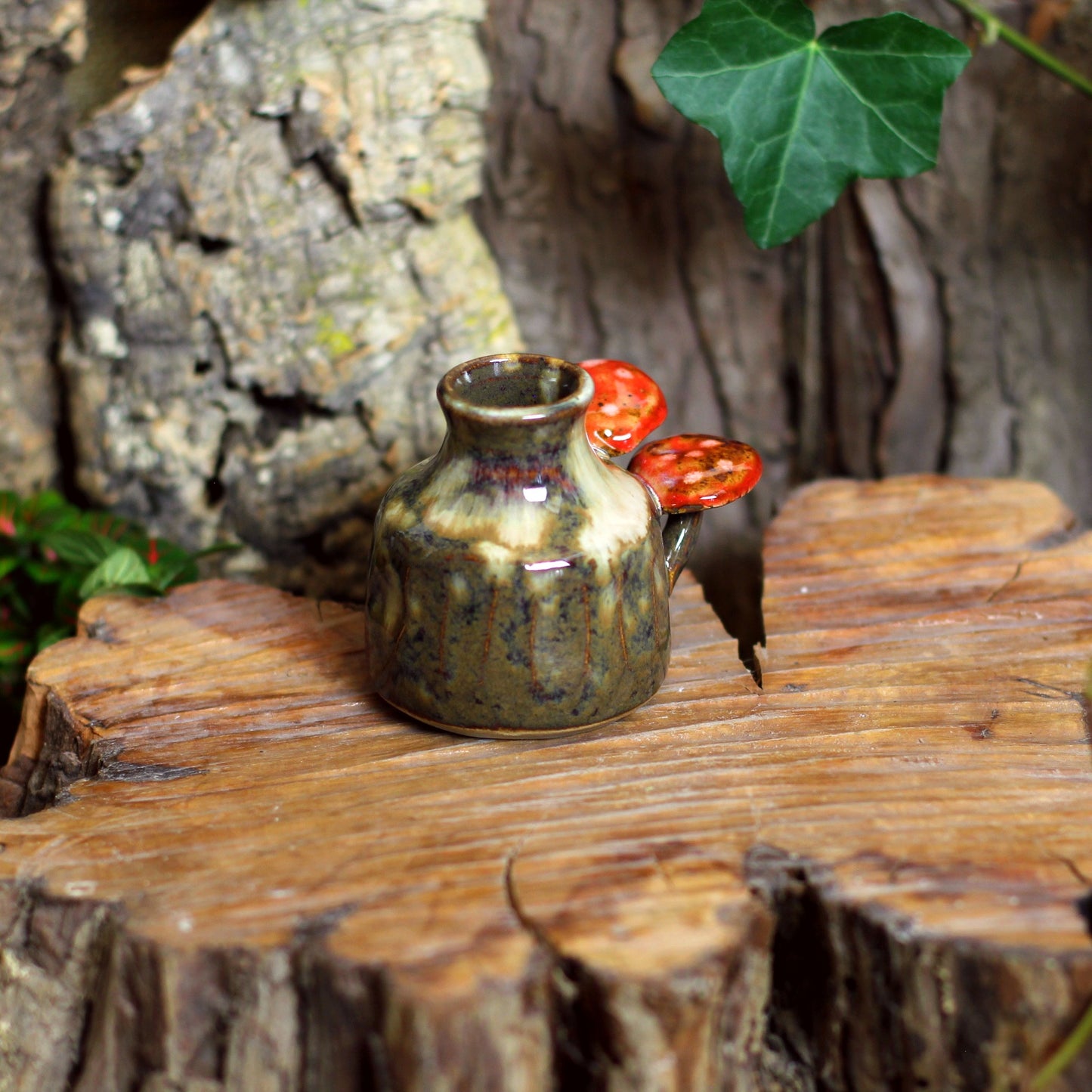 Bottle with Mushrooms NO. 3521