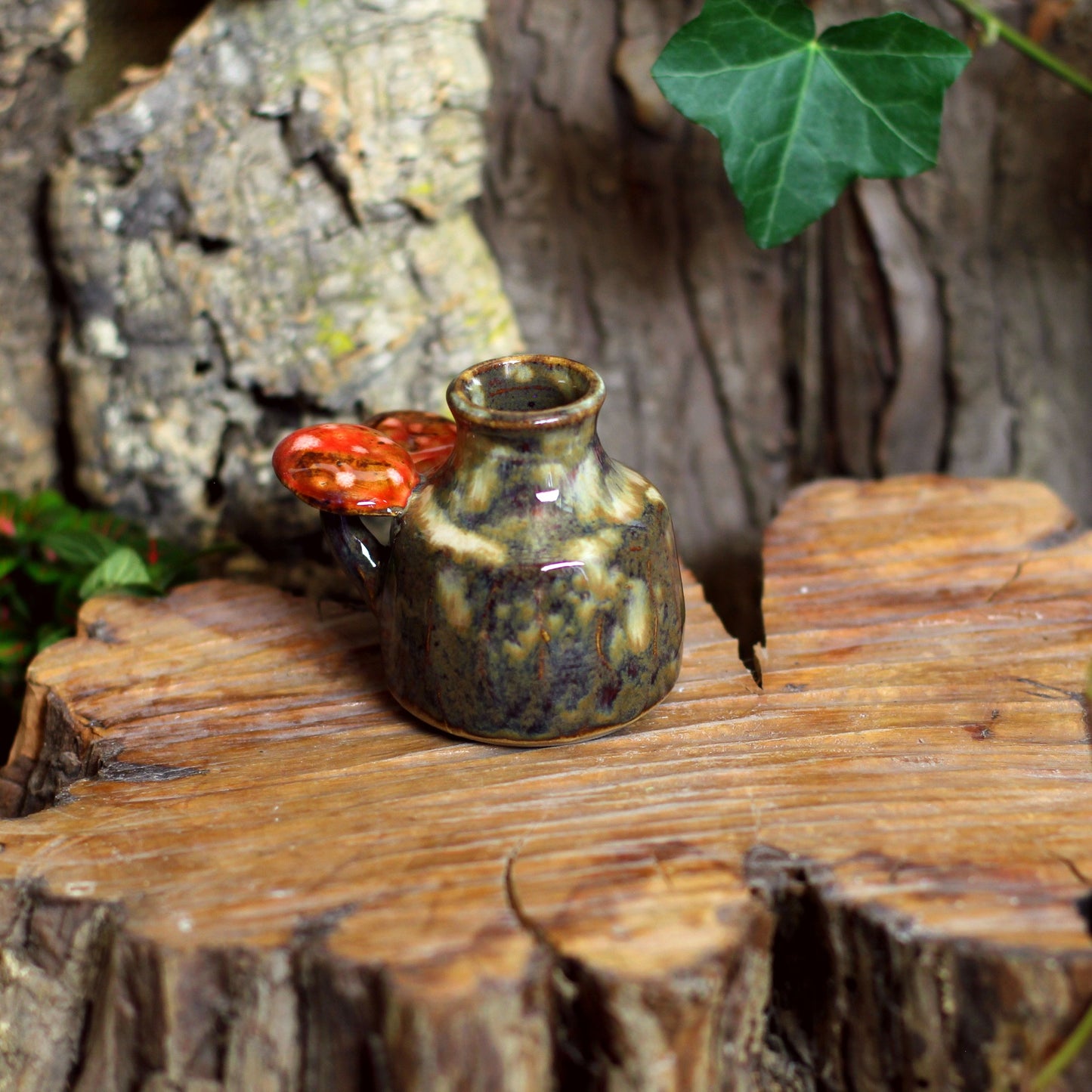 Bottle with Mushrooms NO. 3521