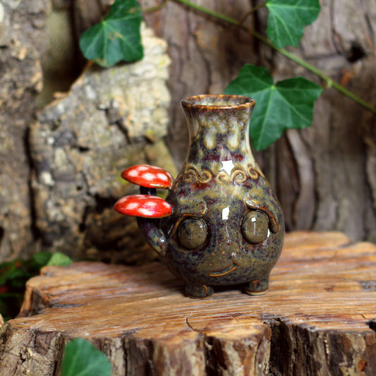 Bottle with Mushrooms NO. 3528