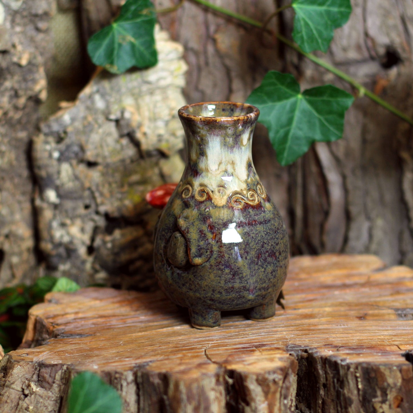 Bottle with Mushrooms NO. 3528