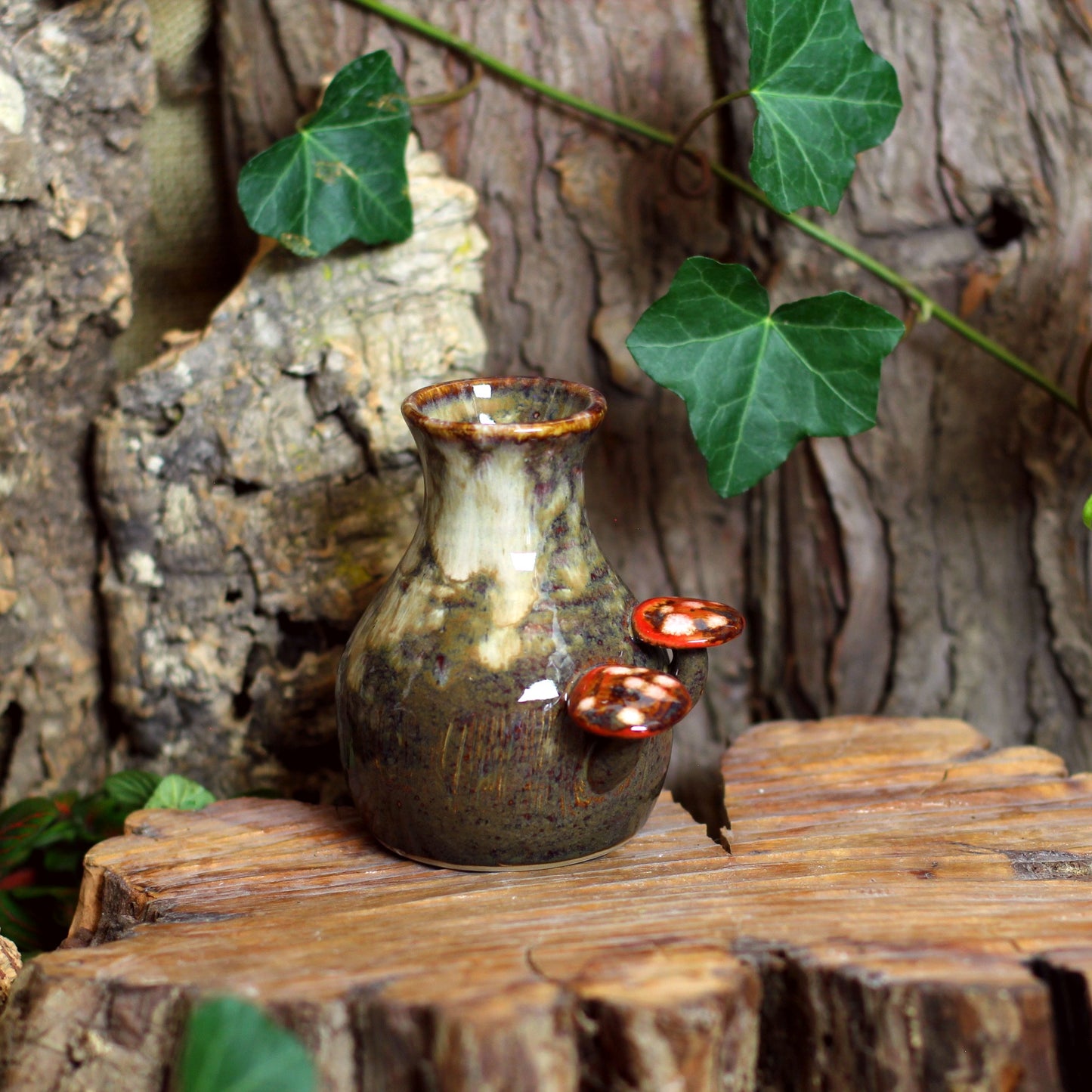 Bottle with Mushrooms No. 3535