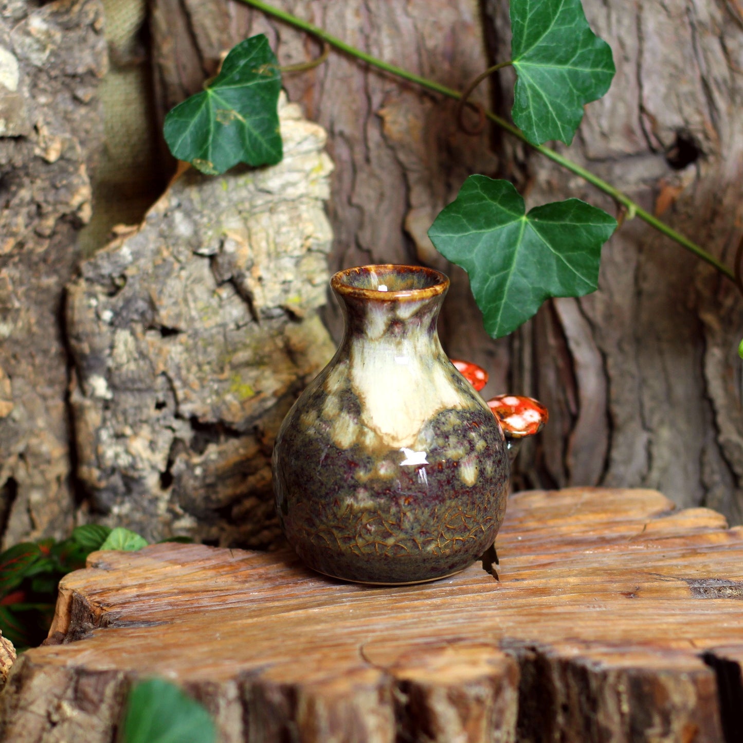 Bottle with Mushrooms NO. 3537